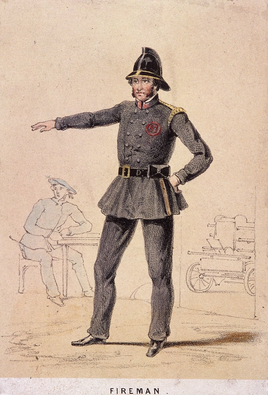 Un pompier, 1855 - Day and Son