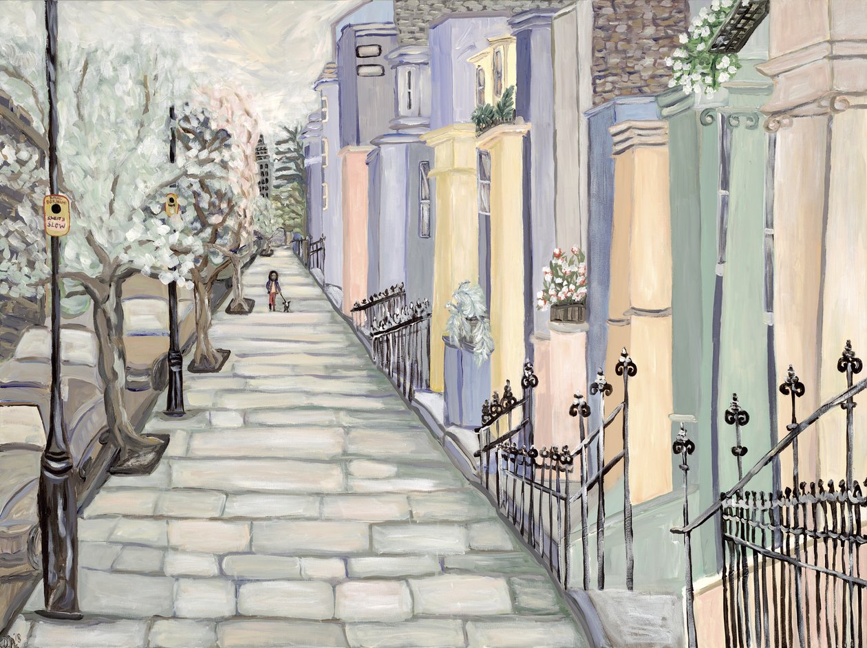 Kensington, 2017 (acrylique sur toile) - Deborah Eve Alastra