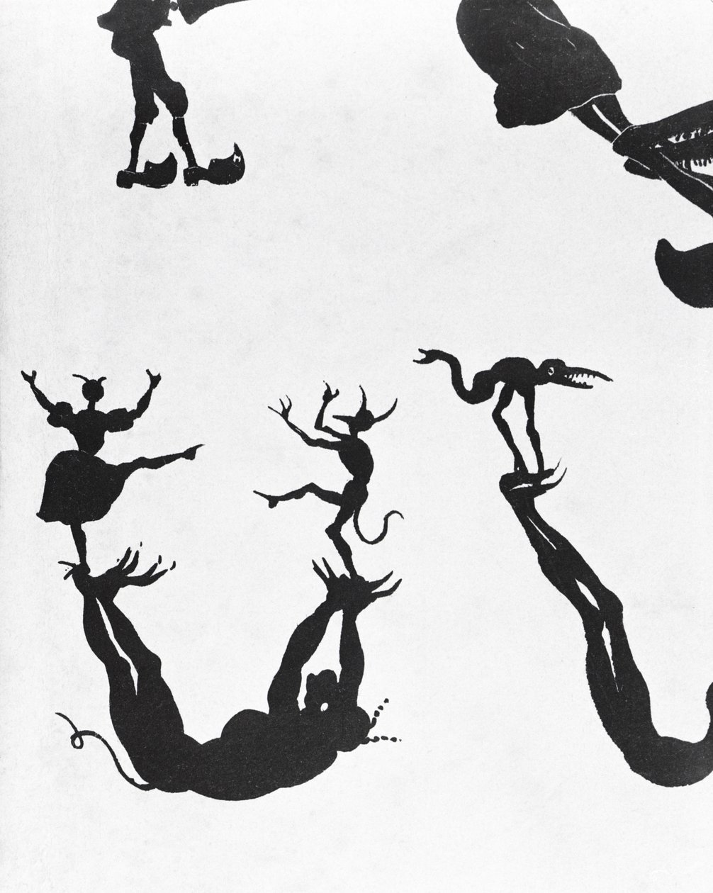Alphabet diabolique, gravé par Delannois, 1825 (détail) - Delaporte