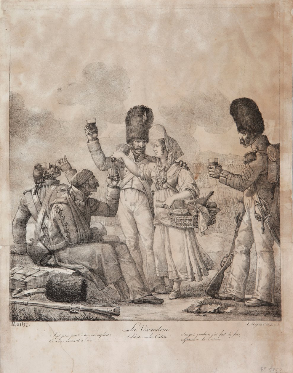 La Vivandière - Denis Auguste Marie Raffet