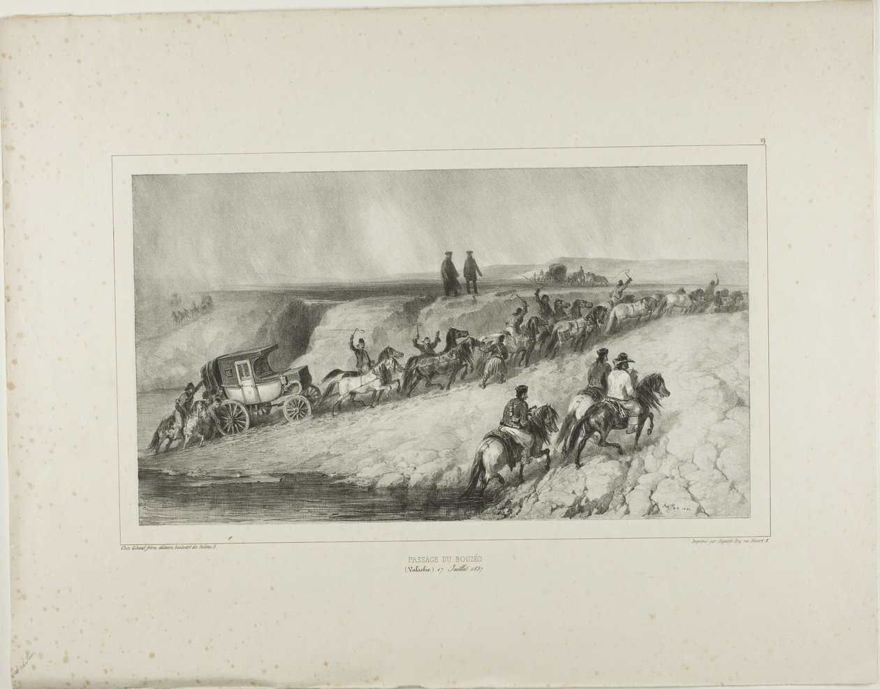 Passage de Bouzeo - Denis Auguste Marie Raffet
