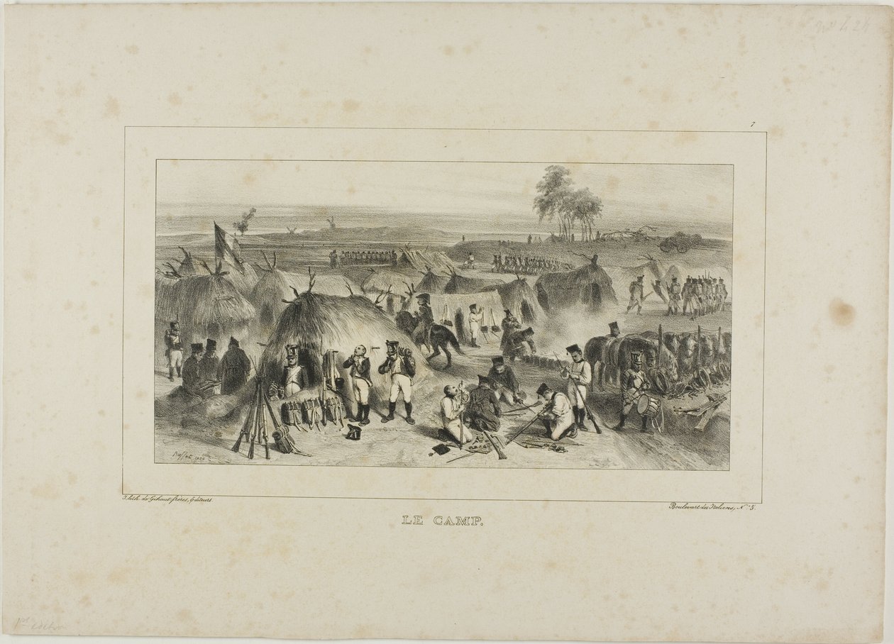 Le camp - Denis Auguste Marie Raffet