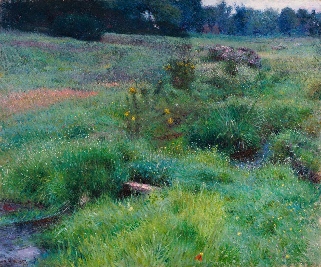 The Brook at Medfield - Dennis Miller Bunker