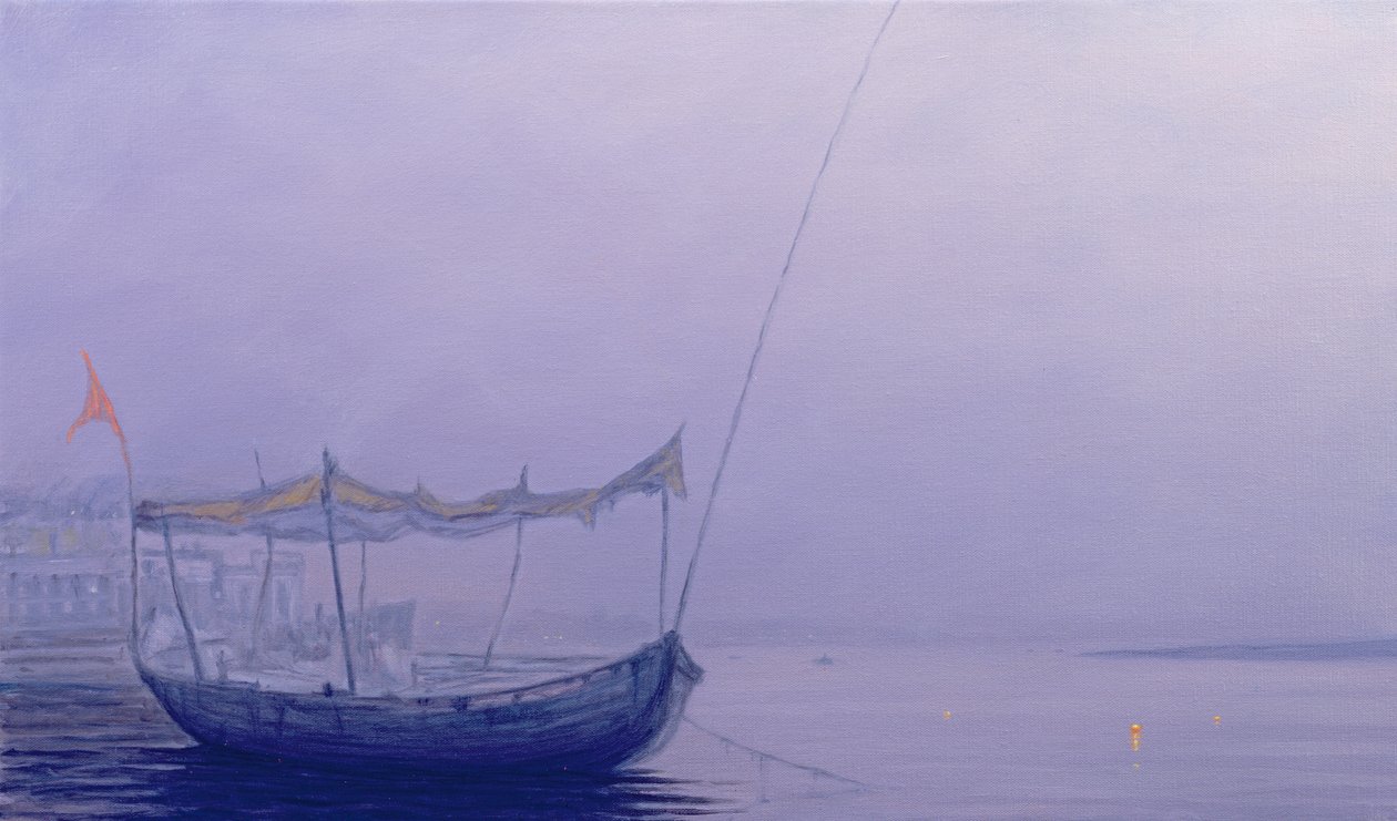 Bougies de prière sur le Gange - Derek Hare