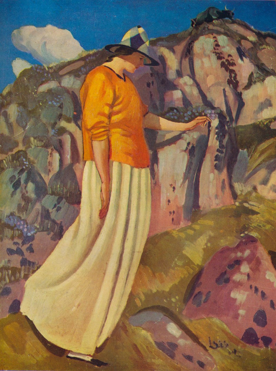 La jupe jaune, 1914 - Derwent Lees