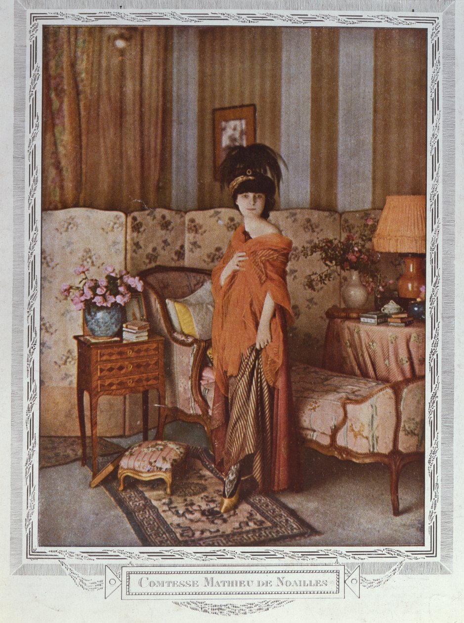 Comtesse Anna de Noailles (1876-1933) 1913 - Marcellin Gilbert Desboutin