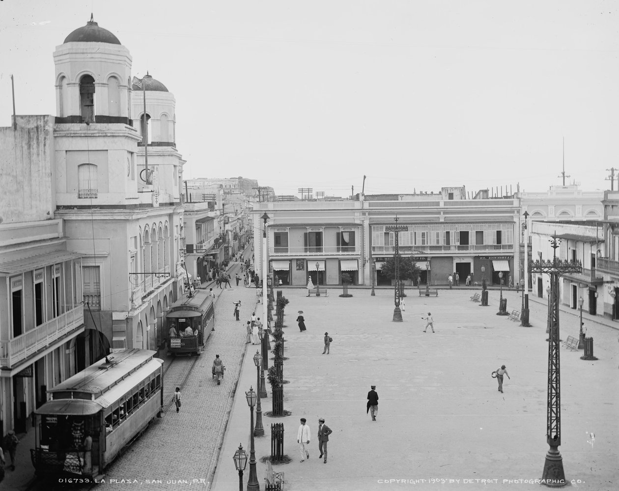 La Plaza, San Juan, Porto Rico, c.1903 - Detroit Publishing Co.