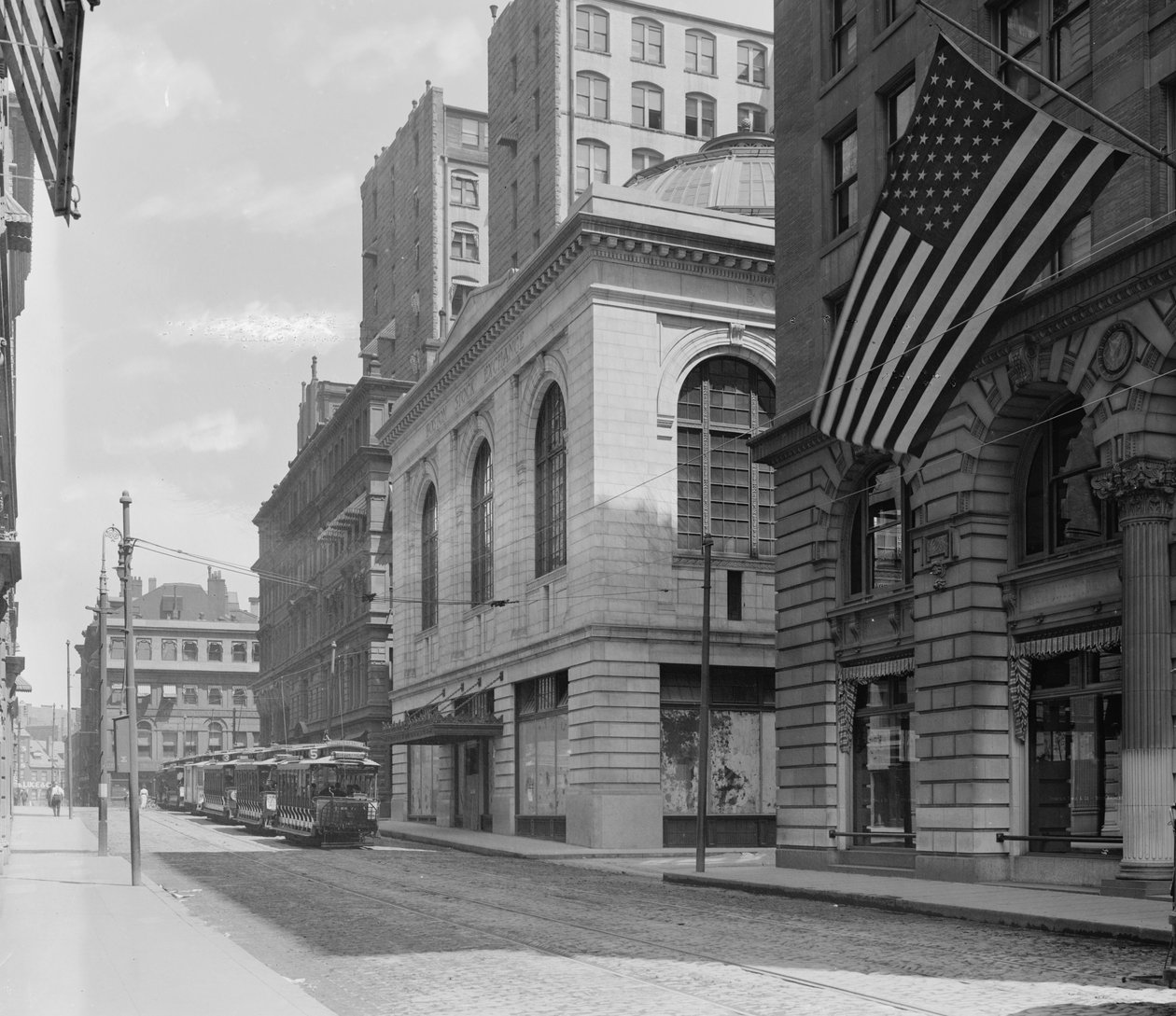 La Bourse, Congress Street, Boston, Massachusetts, vers 1910-20 - Detroit Publishing Co.