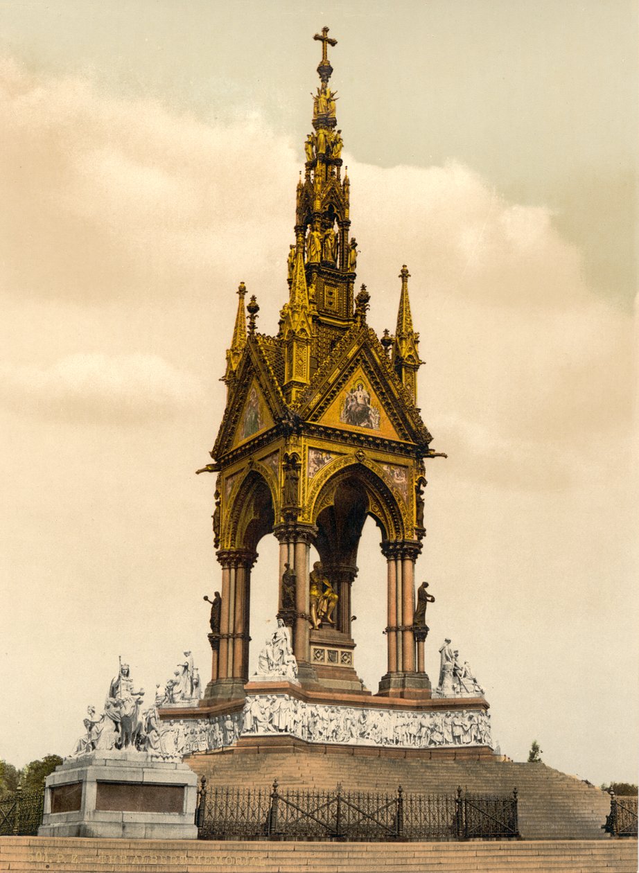 Albert Memorial, Londres, c.1890-1900 - Detroit Publishing Co.