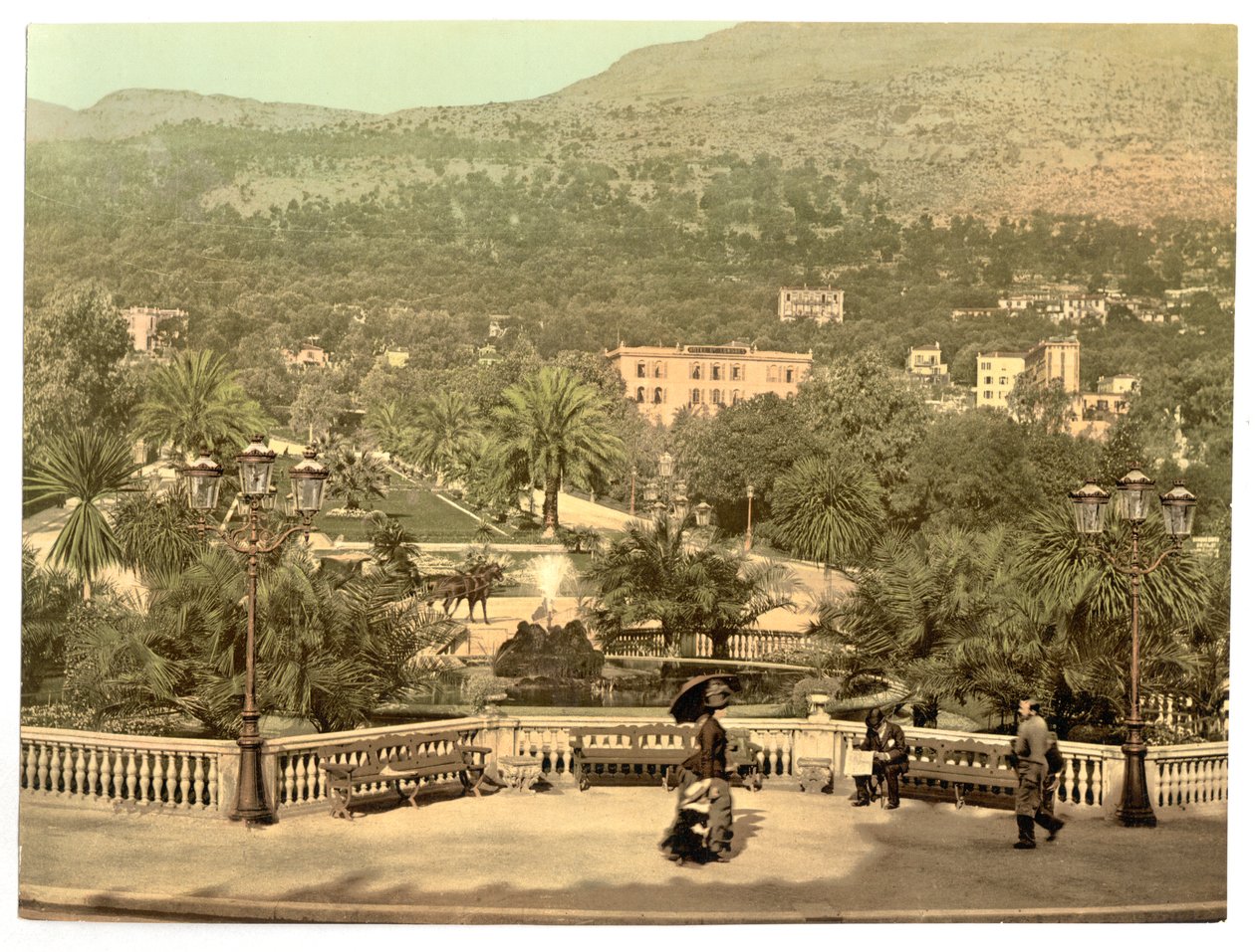 Jardins du casino de Monte Carlo, Riviera, Monaco - Detroit Publishing Co.