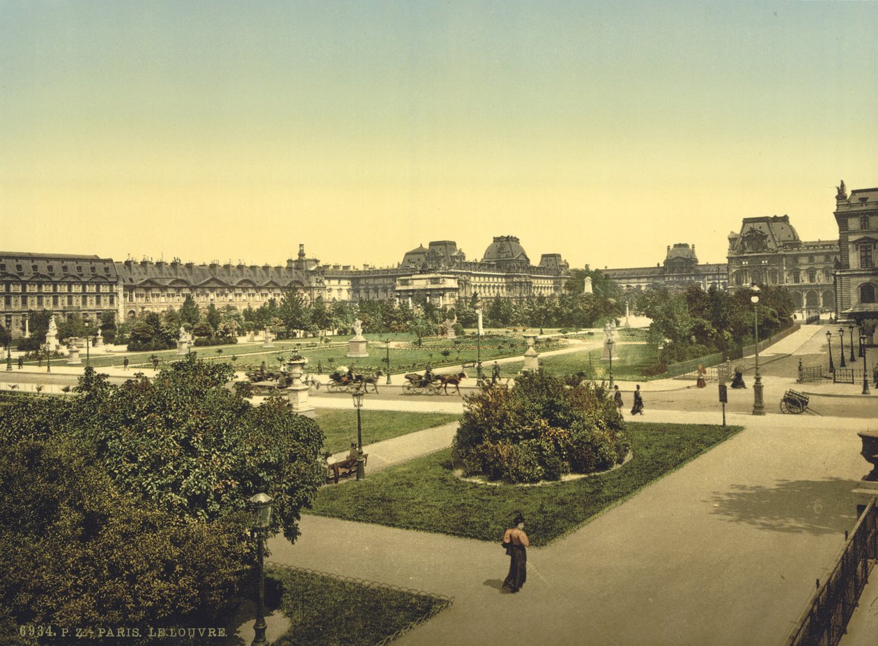 Le Louvre, Paris, vers 1890-1900 - Detroit Publishing Co.
