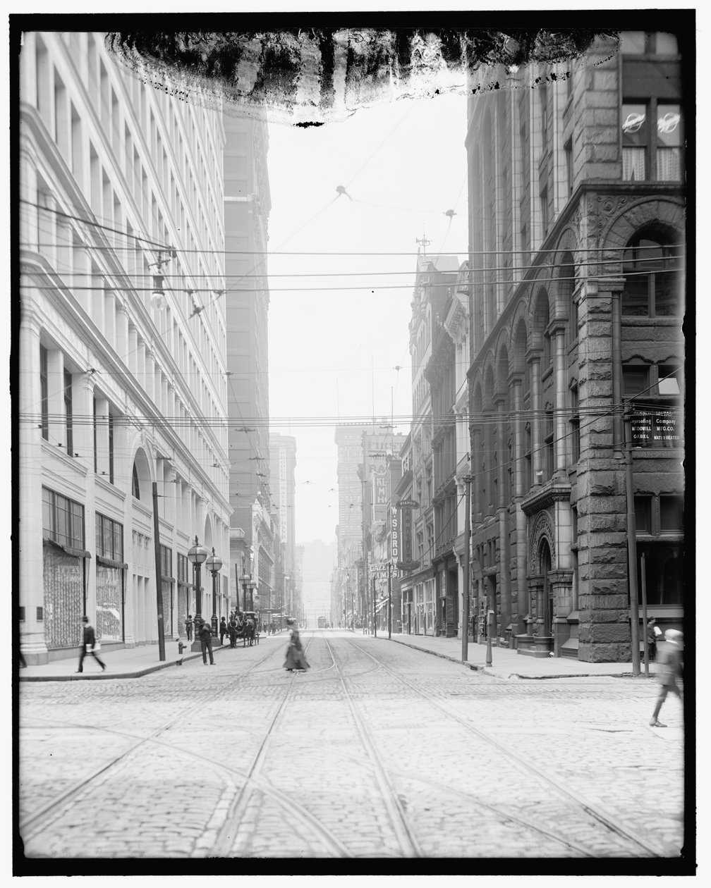 Wood Street, Pittsburgh, Pa. - Detroit Publishing Co.