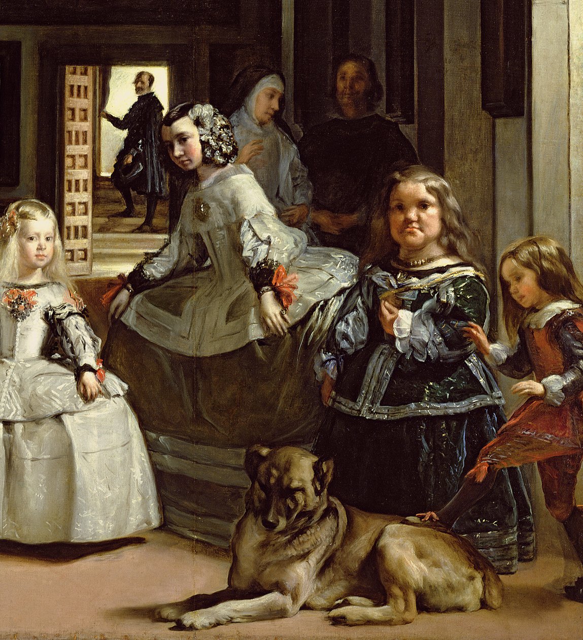 Les Ménines ou La Famille de Philippe IV, vers 1656 (détail) - Diego Velázquez