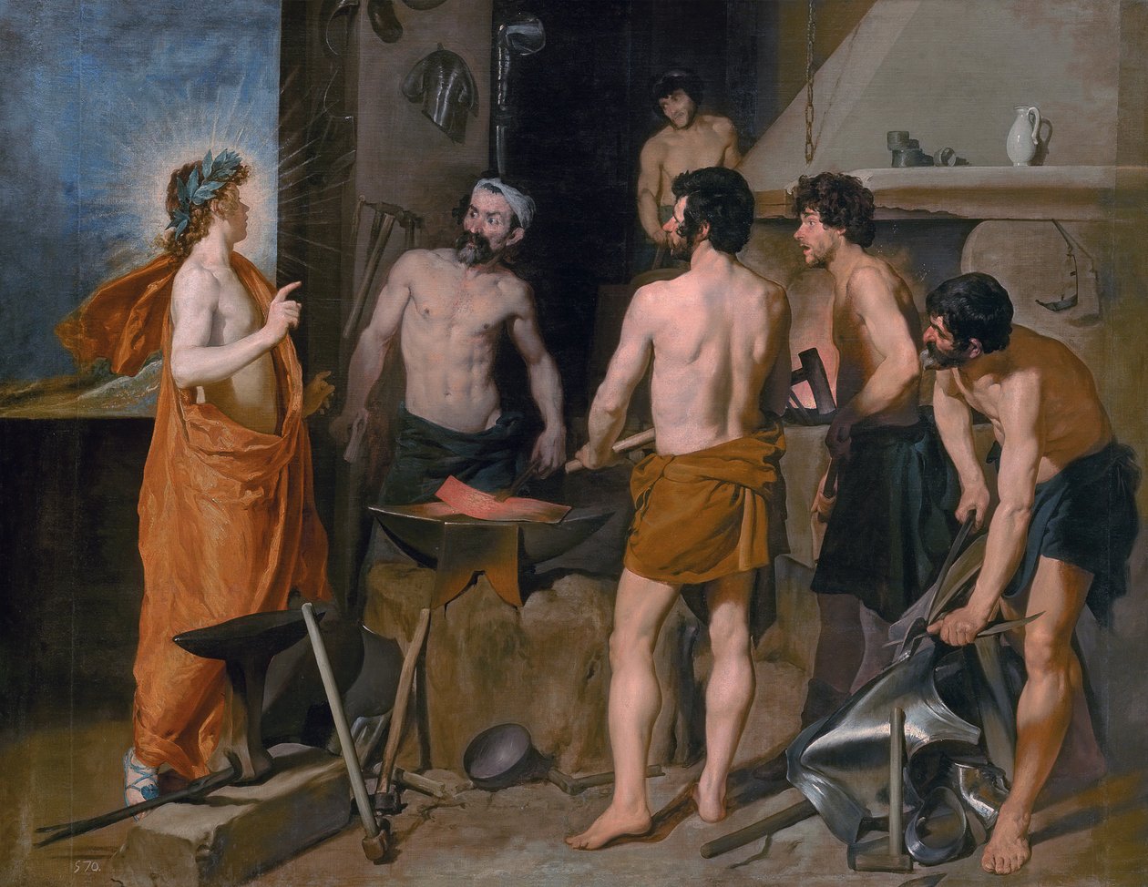 Apollon dans la forge de Vulcain - Diego Velázquez