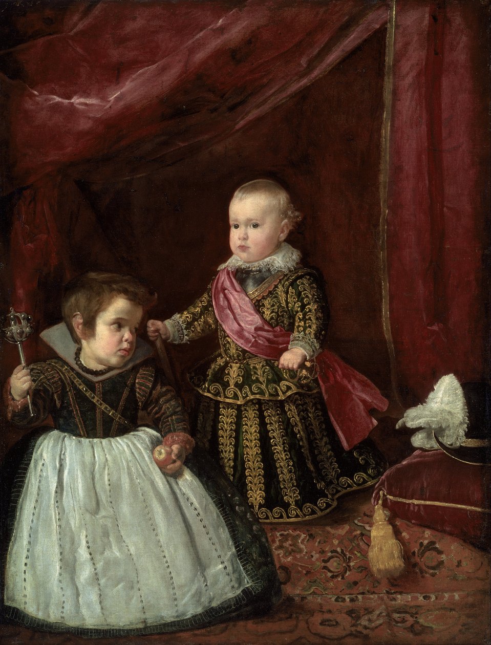 Don Baltasar Carlos avec un nain - Diego Velázquez