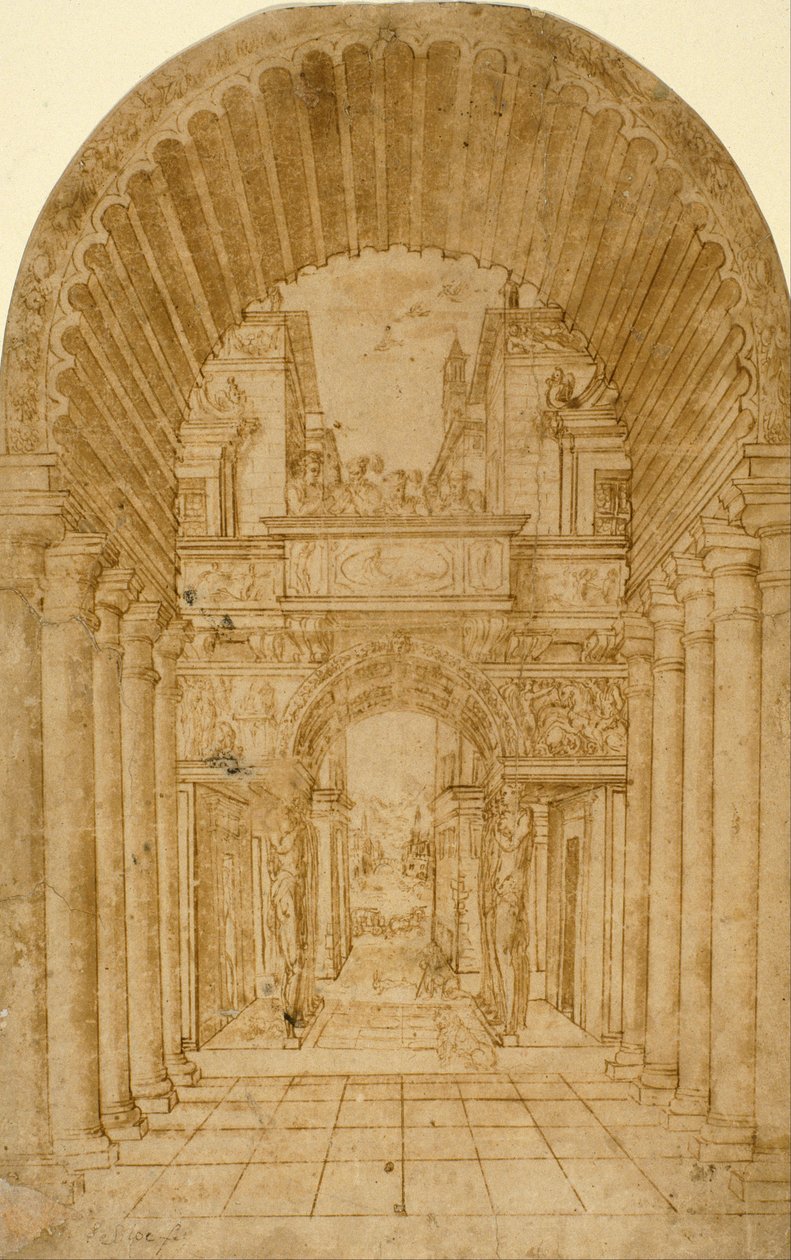 Décor en perspective - Diego de Siloé