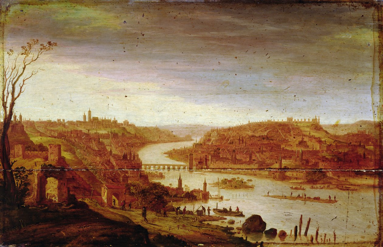 Vue de Prague (version non restaurée) - Dirck Verhaert