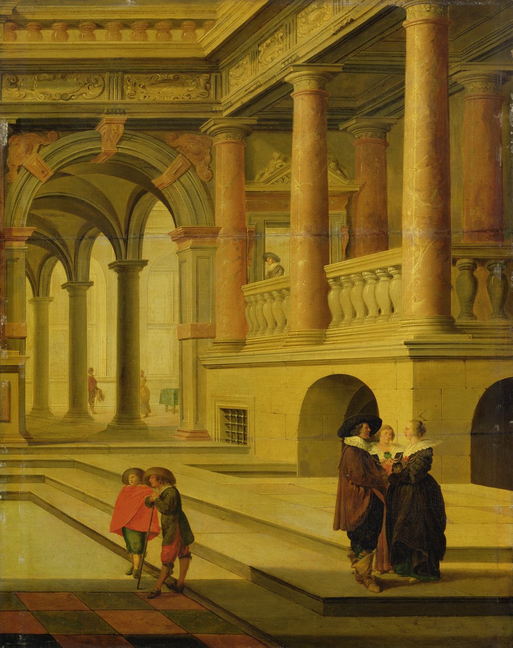 Cour du palais - Dirck van Delen