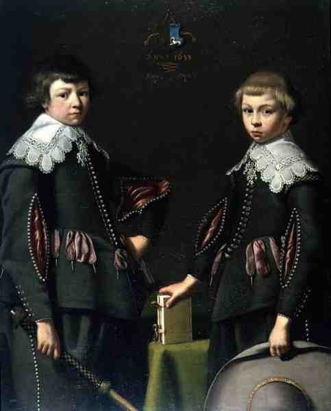 Deux jeunes garçons - Dirck Santvoort