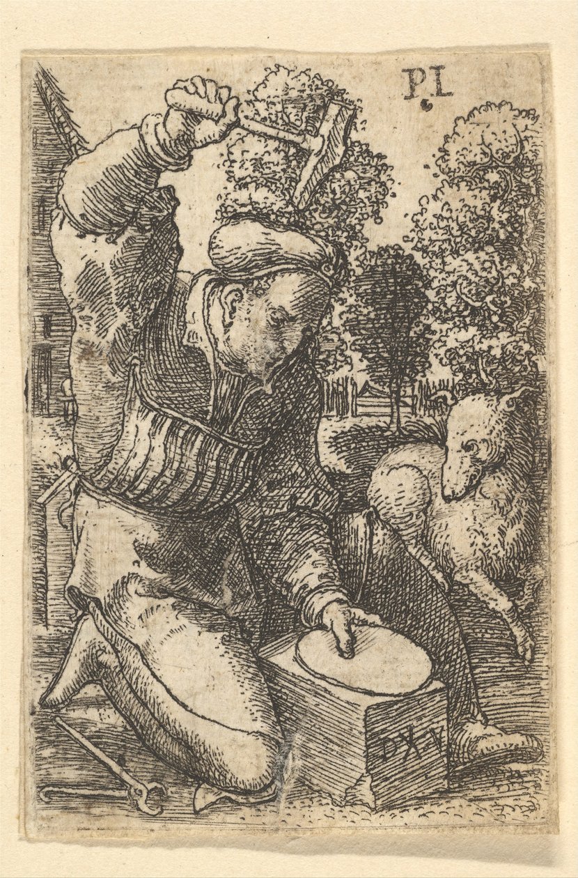 Le Forgeron - Dirck Vellert