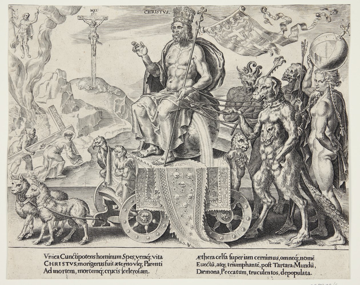 Le triomphe du Christ - Dirck Volckertsz. Coornhert