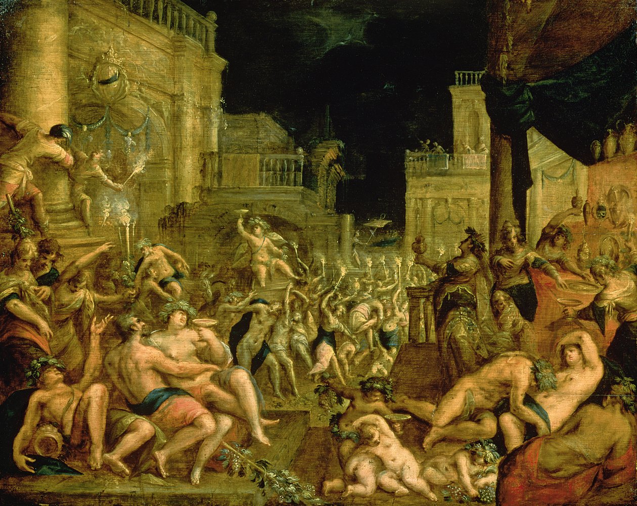 Bacchus dans la cour de Midas - Dirk Valkenburg