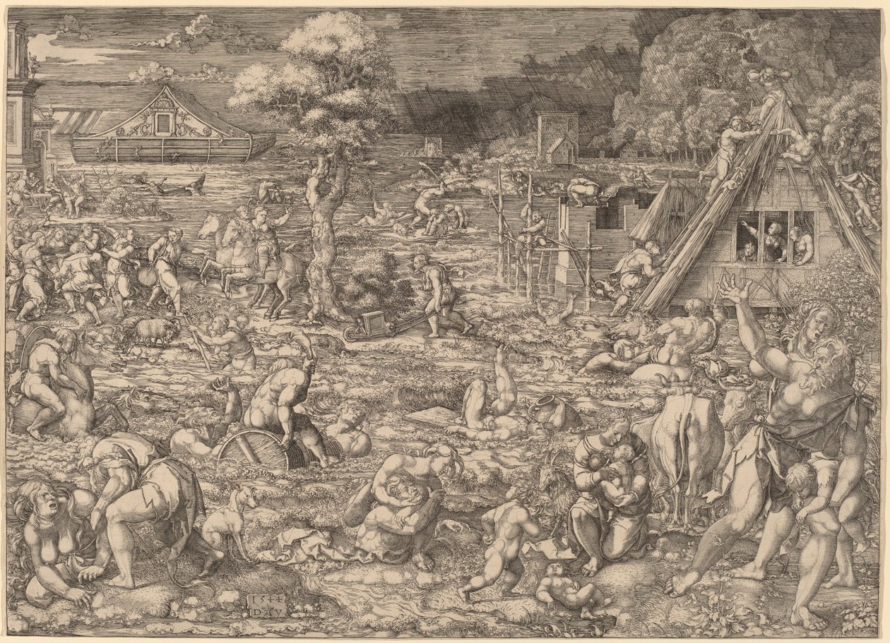 Le déluge - Dirk Jacobsz Vellert