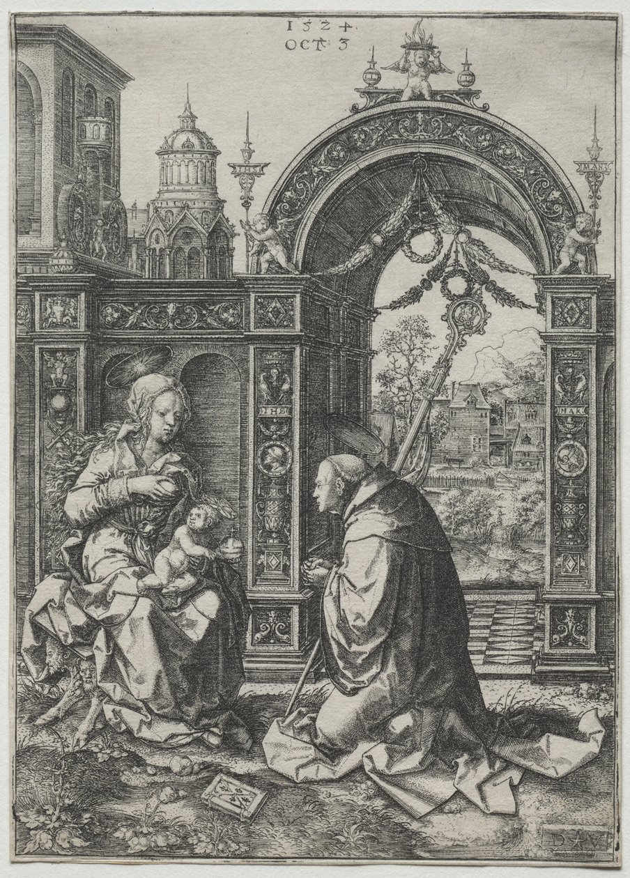 La Vision de Saint Bernard - Dirk Jacobsz Vellert