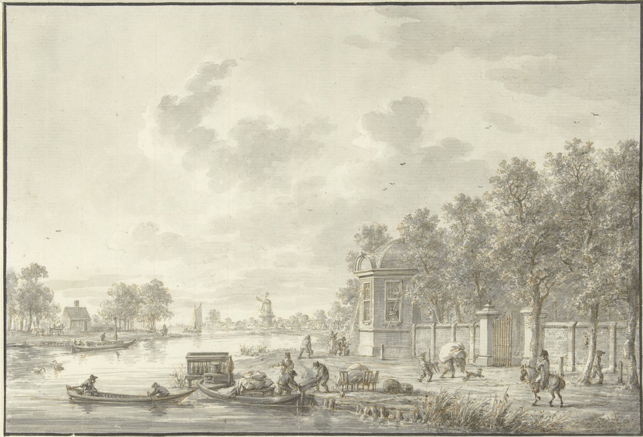 Vue sur le Spaarne - Dirk Langendijk