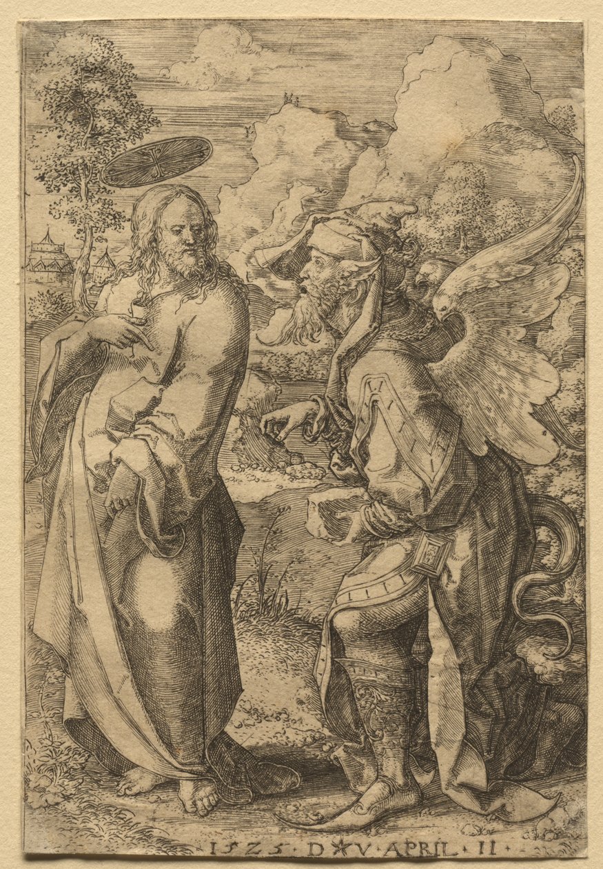 La Tentation du Christ, 1525 - Dirk Vellert