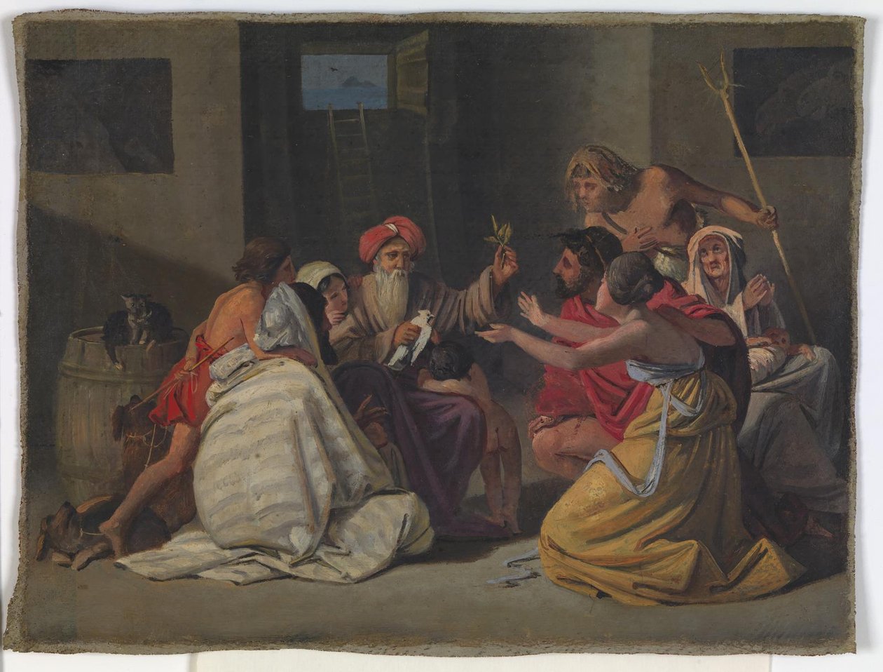Esquisse pour le tableau "Noé dans l