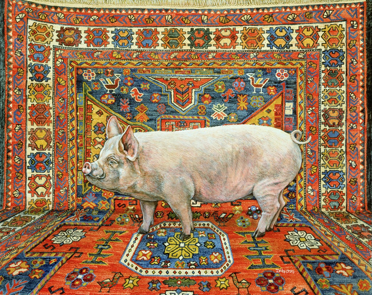 Tapis Singleton Cochon - Ditz