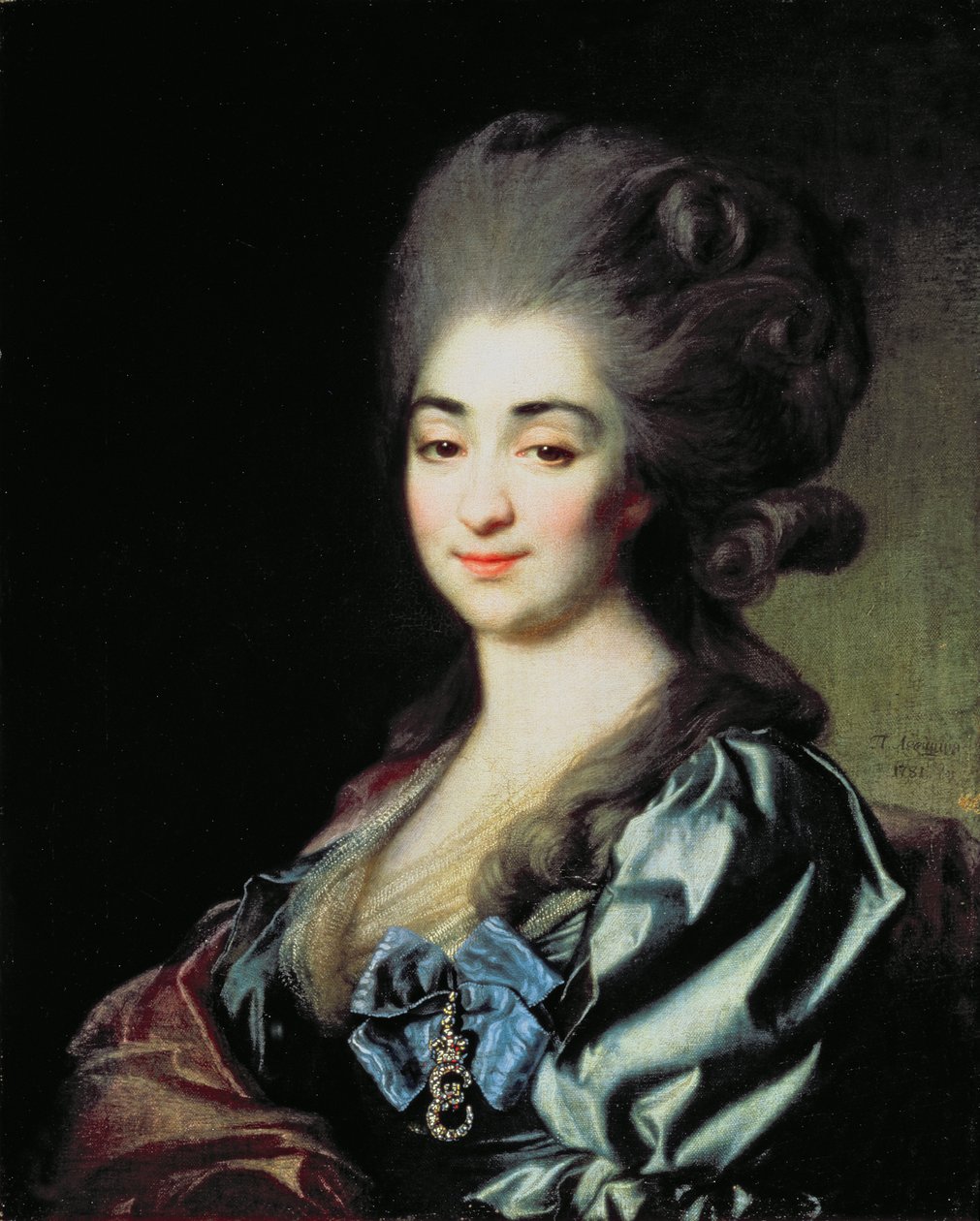 Portrait de la princesse Praskovia Nikolayevna Repnina (1756-84) 1781 - Dmitri Grigorievich Levitsky