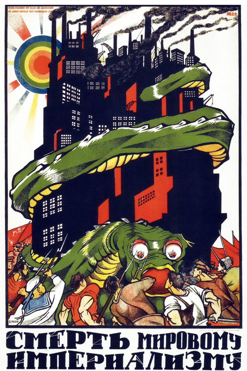 Affiche de propagande communiste - Dmitry  Moor