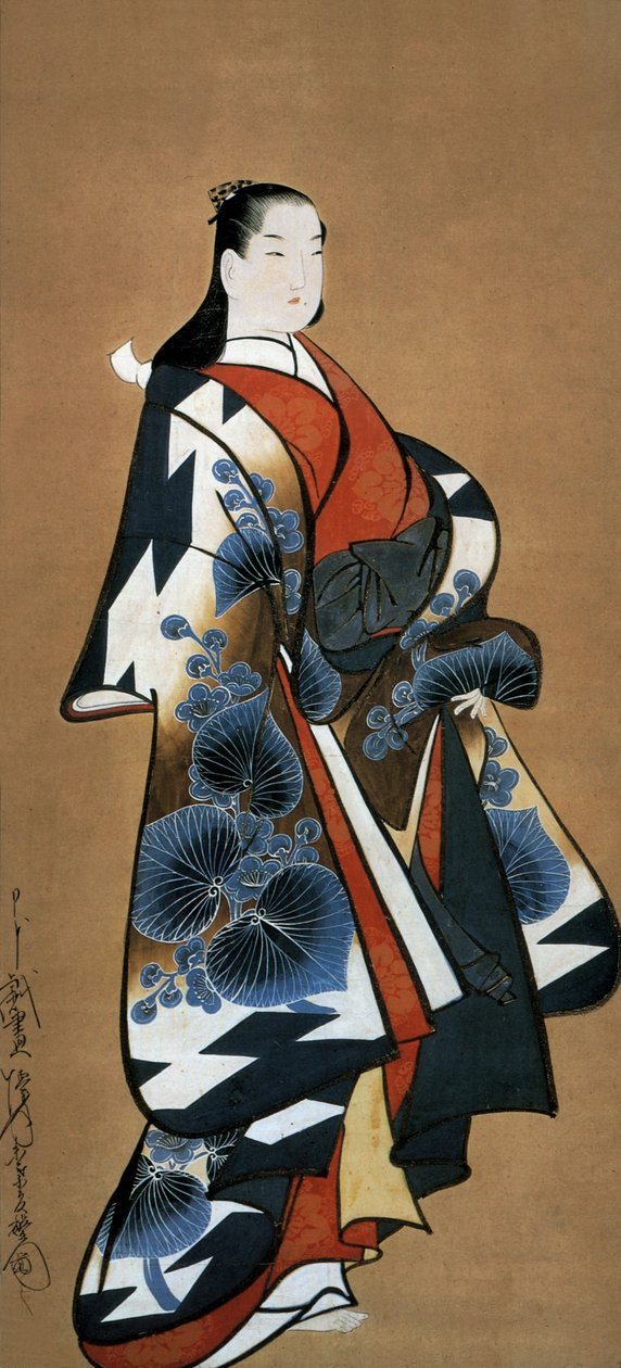 Courtisane japonaise, c. 1705-1715 - Dohan Kaigetsudo