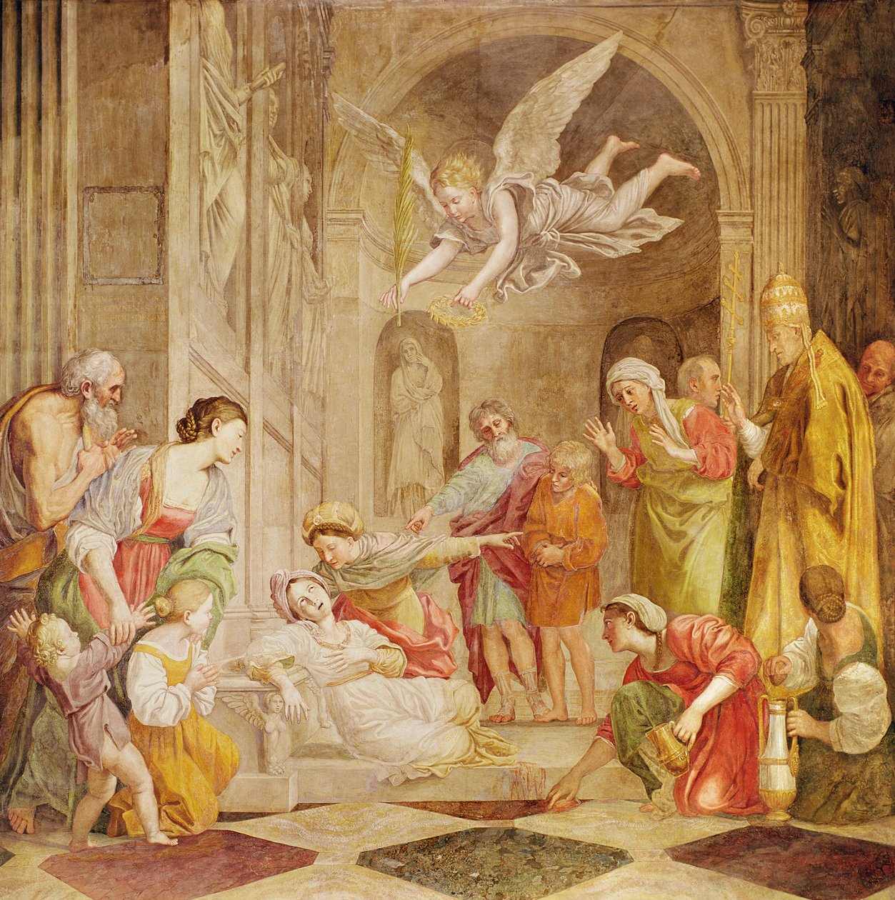 La Mort de Sainte Cécile - Domenichino