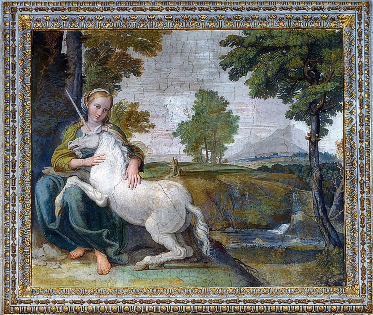 Vierge avec une licorne. 1604-05 - Domenichino