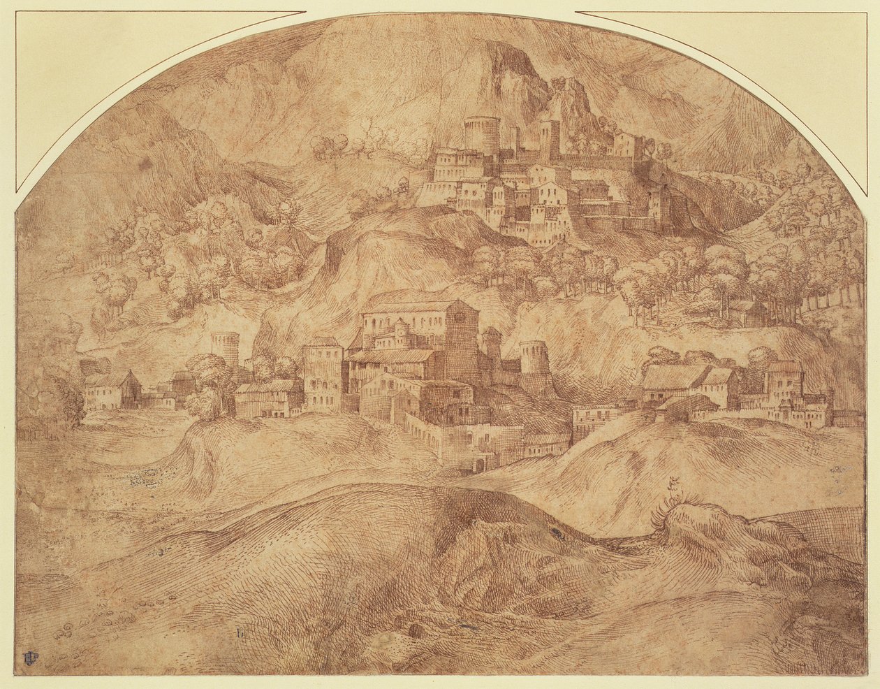Paysage Montagneux - Domenico Campagnola