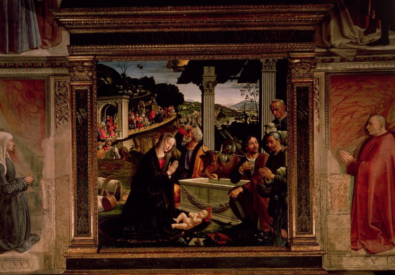 La naissance du Christ - Domenico Ghirlandaio