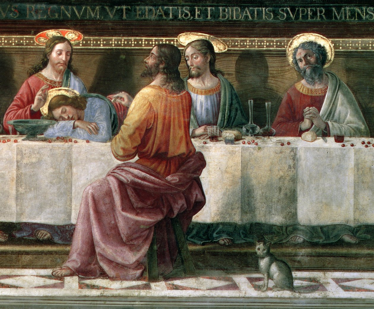 La Cène (détail) - Domenico Ghirlandaio