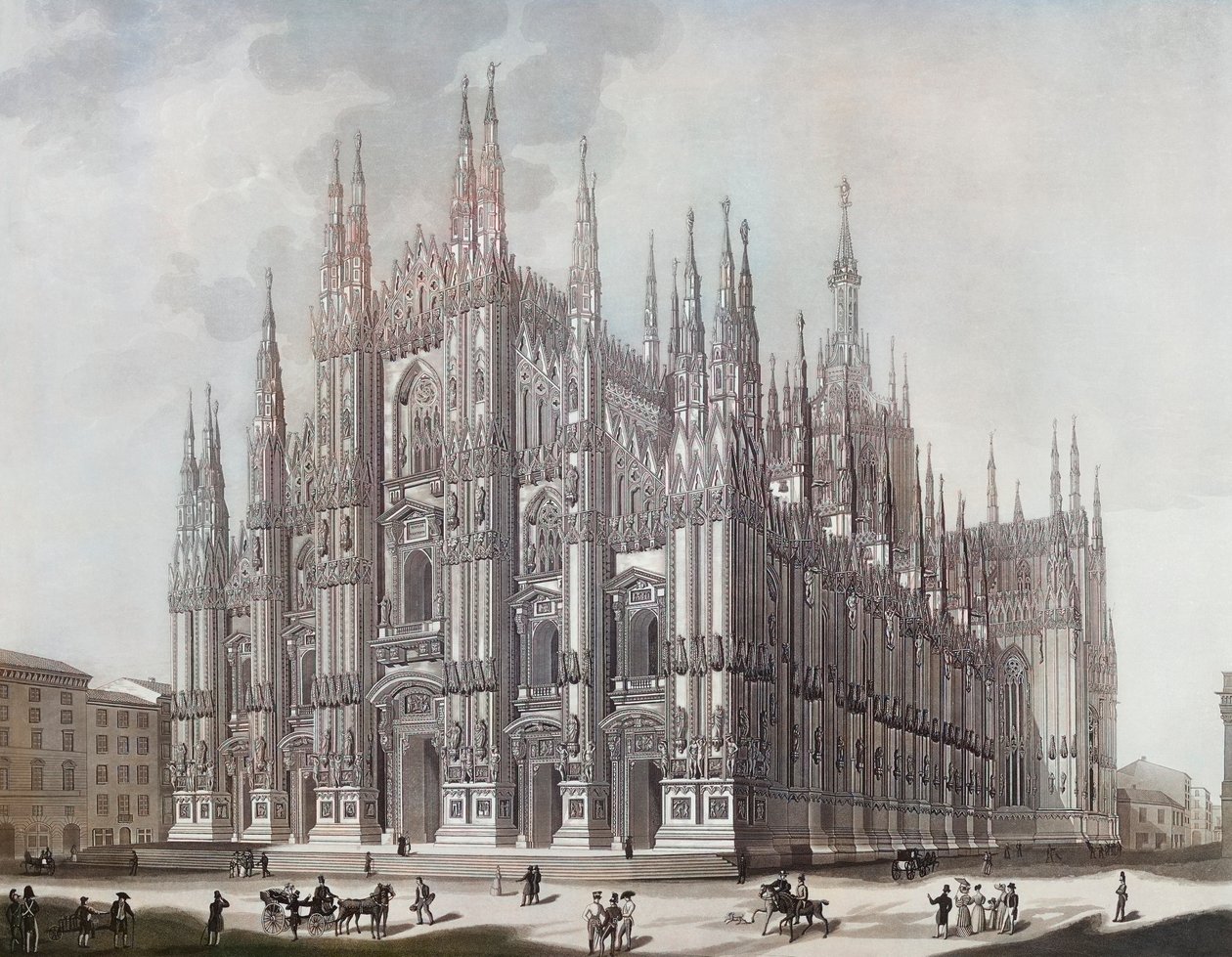 Duomo, ou cathédrale de Milan - Domenico (after) Landini