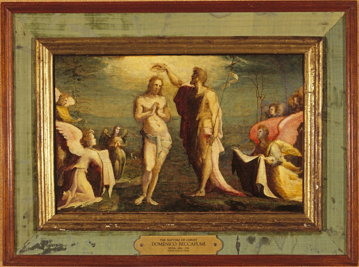 Beccafumi - Le baptême du Christ, 1528 - Domenico Beccafumi