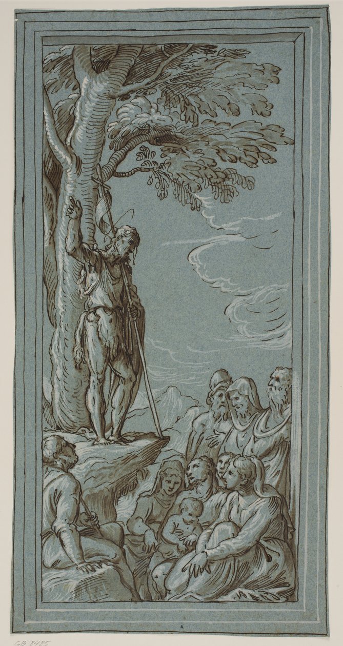Jean-Baptiste prêchant dans le désert - Domenico Campagnola