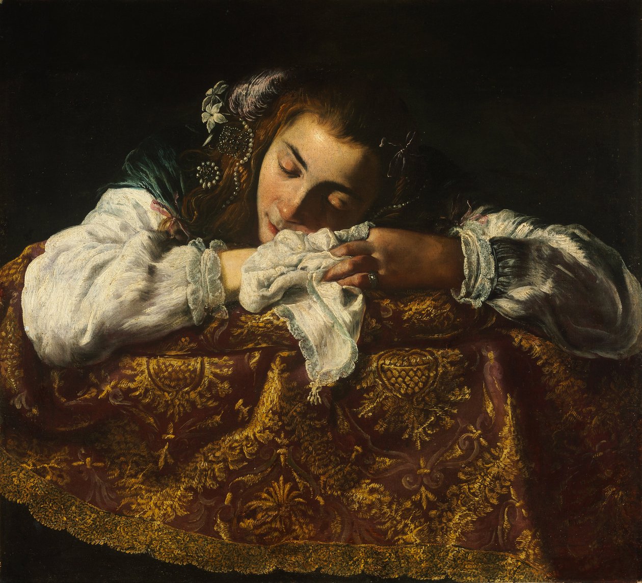 Fille endormie - Domenico Fetti or Feti