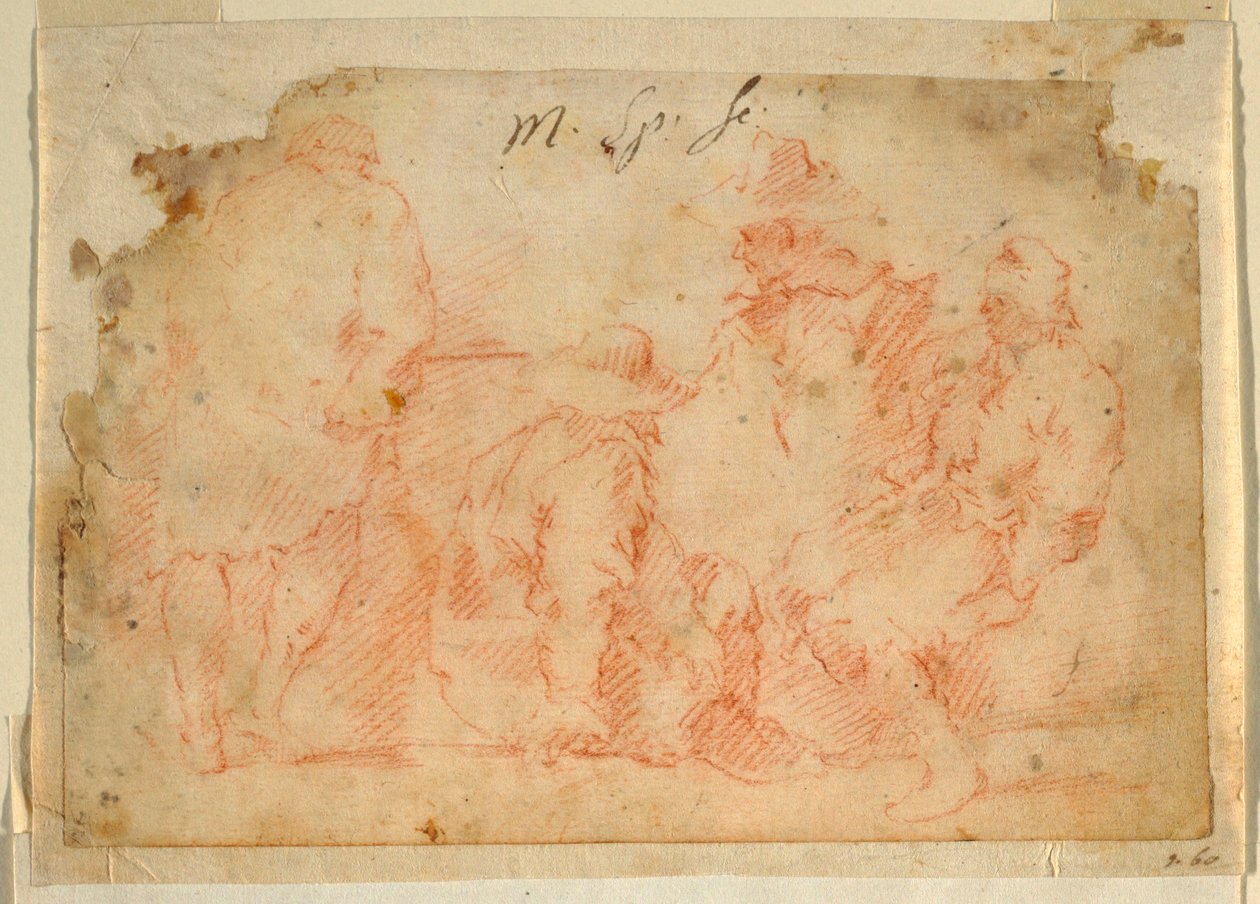 Quatre figures - Domenico Gargiulo, called Micco Spadaro
