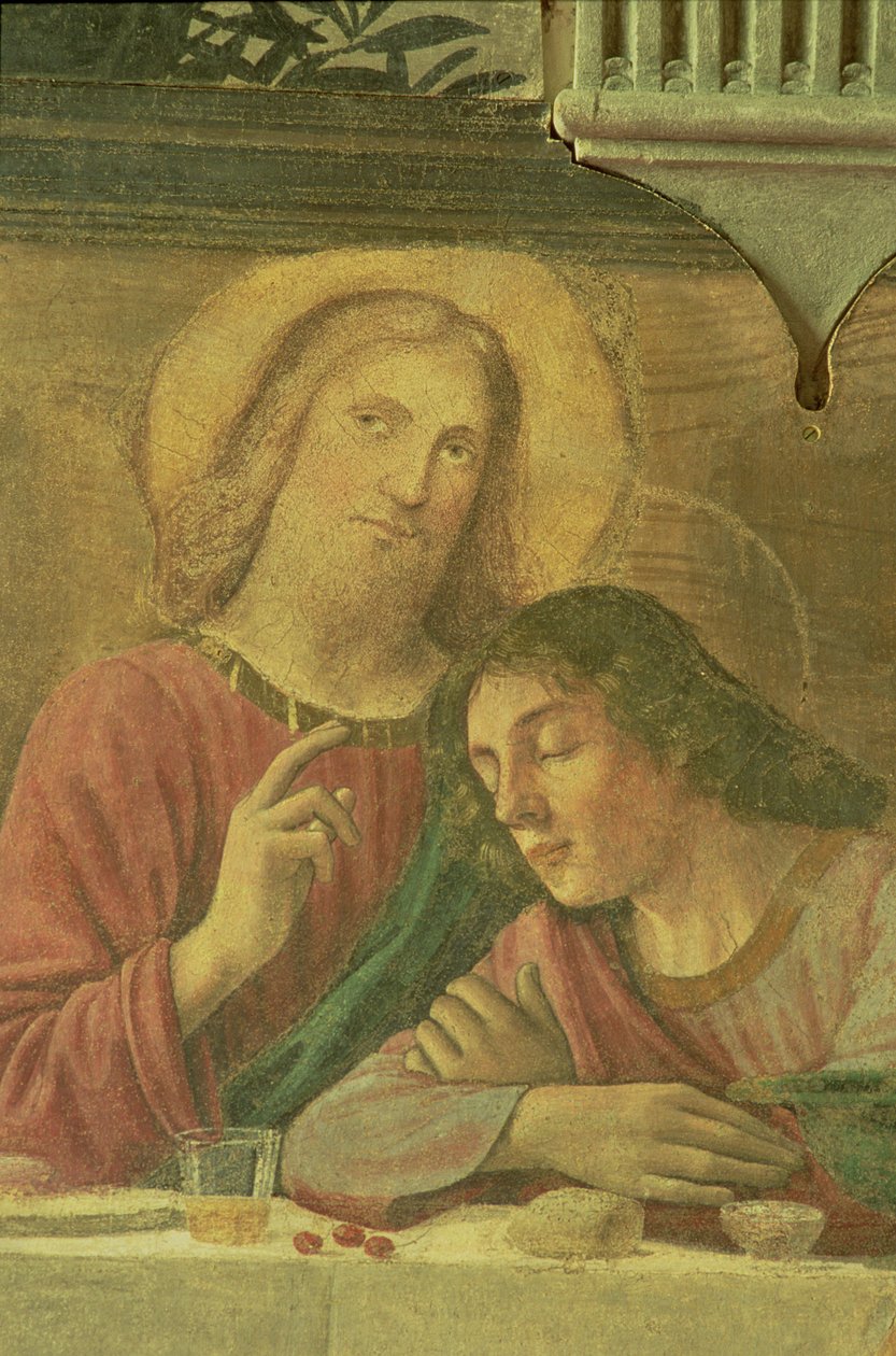 Tête du Christ, de la Cène, 1480 - Domenico Ghirlandaio