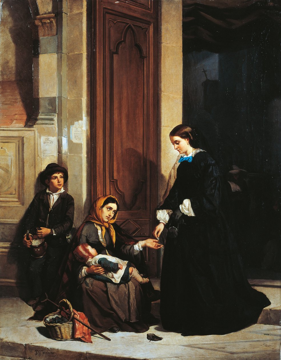 La Charité - Domenico Induno