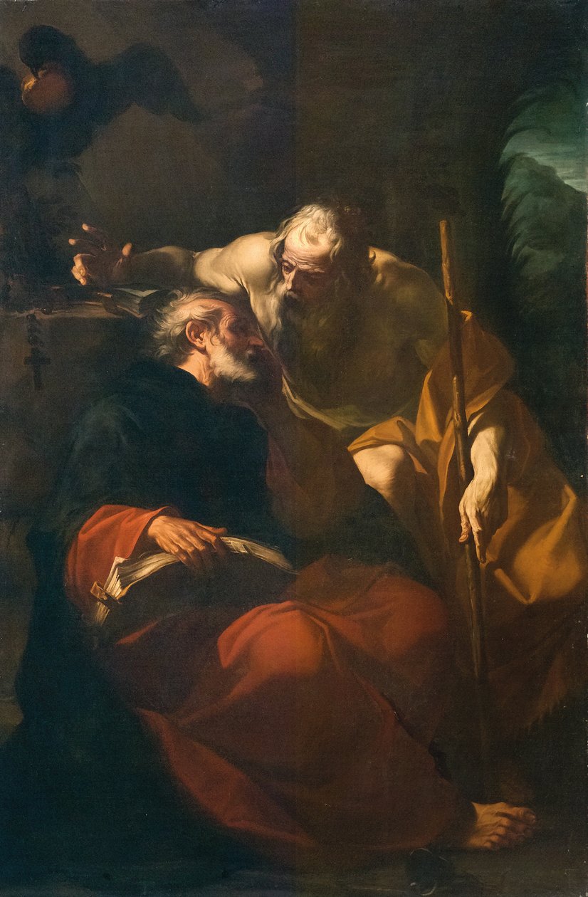Saint Benoît et un ermite - Domenico Maria Viani