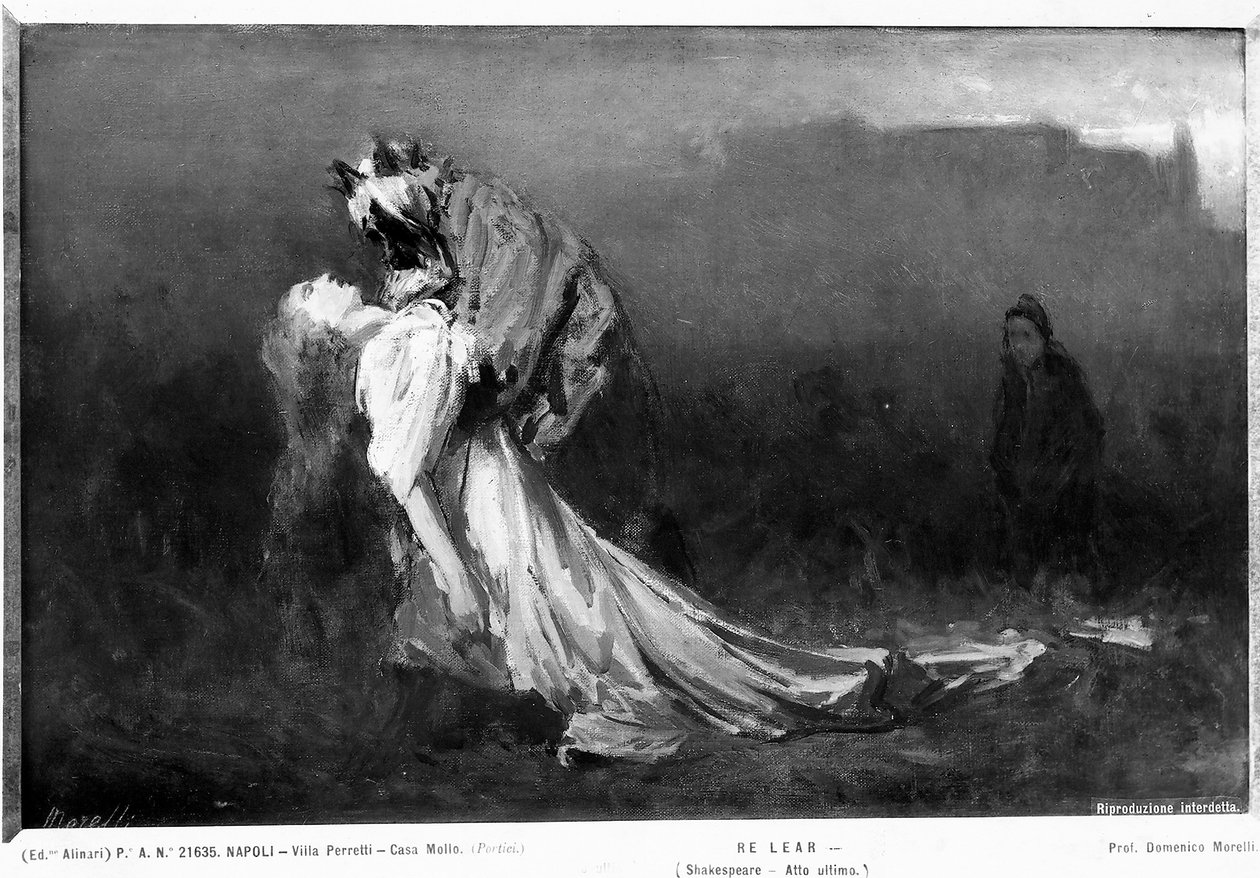 Le Roi Lear - Domenico Morelli