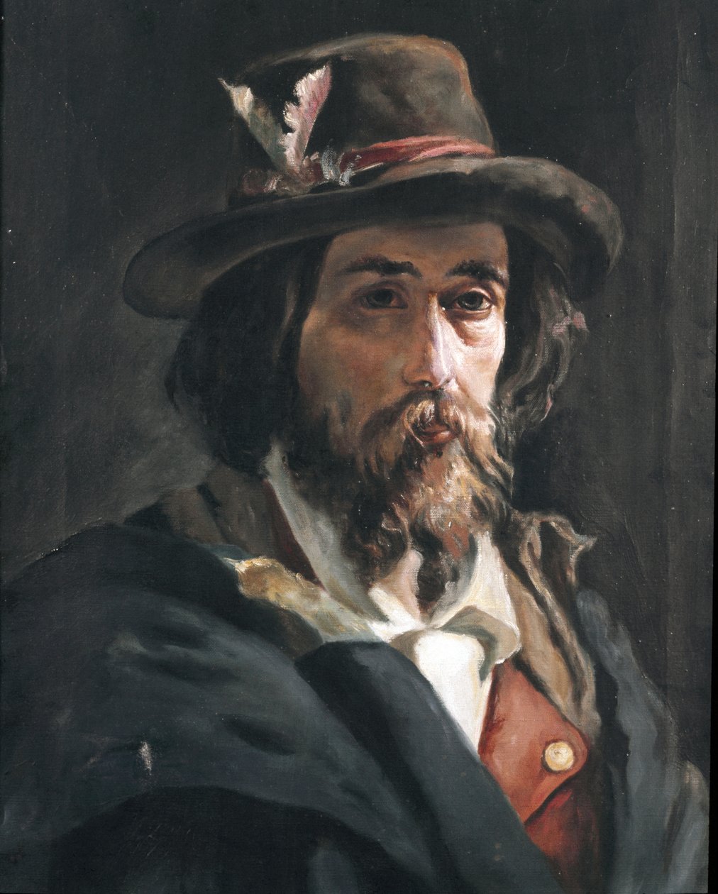 Portrait de Francesco Nullo - Domenico Morelli